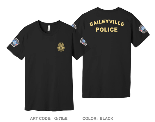 Baileyville Maine Police Department Comfort Unisex Cotton SS Tee - Qr76zE