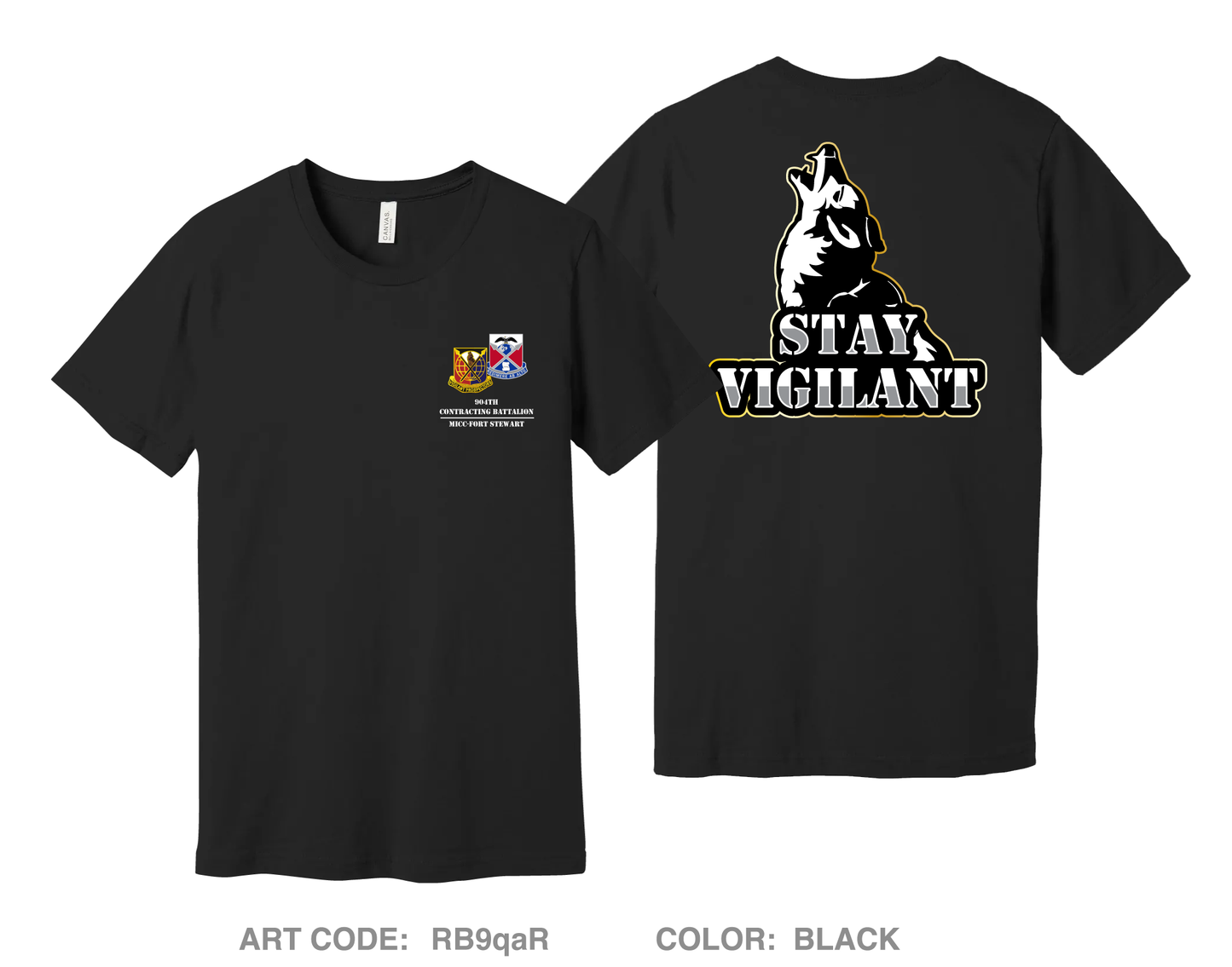 904th Contracting Battalion Comfort Unisex Cotton SS Tee - RB9qaR