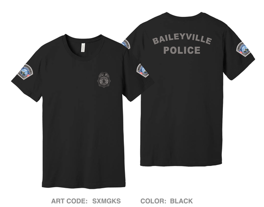 Baileyville Maine Police Department Comfort Unisex Cotton SS Tee - SXMGKS