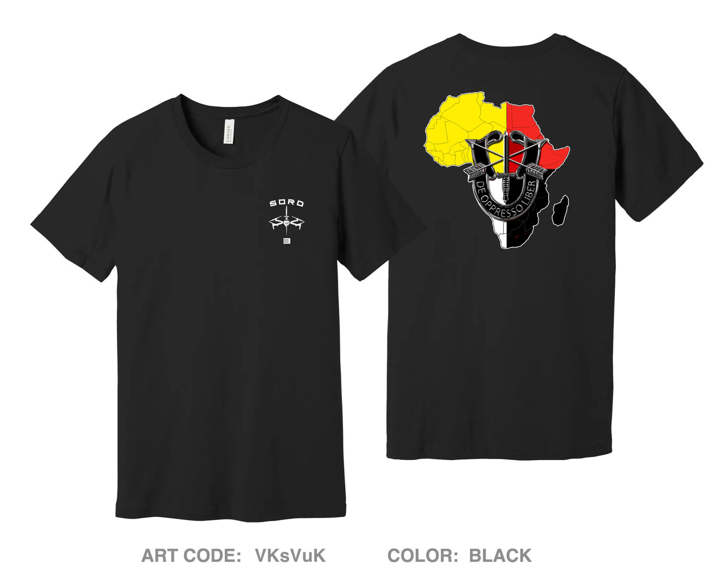 SORD, TISC, 4/3 SFG (A) Comfort Unisex Cotton SS Tee - VKsVuK