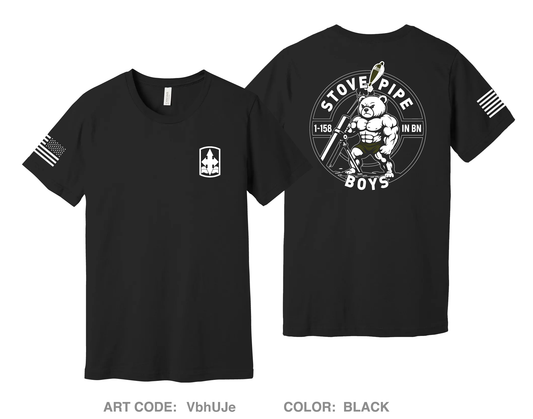 1-158 IN BN HHC Mortar Platoon Comfort Unisex Cotton SS Tee - VbhUJe