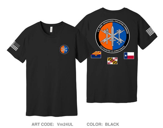 C2CC2 Directorate Comfort Unisex Cotton SS Tee - Vm24UL