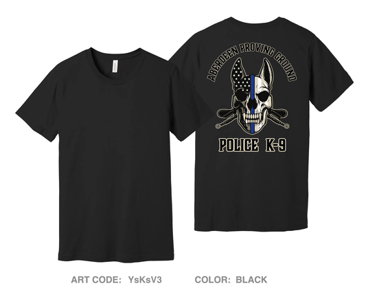 Aberdeen Proving Ground Police Department Comfort Unisex Cotton SS Tee - YsKsV3