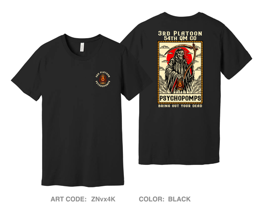 3RD PLT, 54TH QM CO Comfort Unisex Cotton SS Tee - ZNvx4K