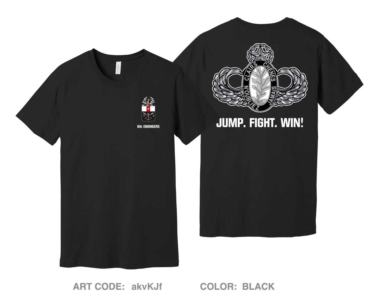 6 Engineer Battalion Fundraising Collection Comfort Unisex Cotton SS Tee - akvKJf