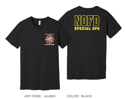 NOFD Rescue 7 Comfort Unisex Cotton SS Tee - anuB93