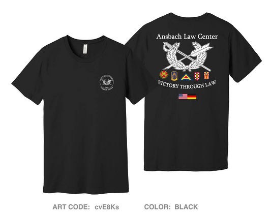 Ansbach Law Center Comfort Unisex Cotton SS Tee - cvE8Ks