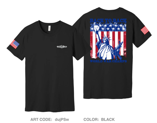 USS Vermont Comfort Unisex Cotton SS Tee - dujPSw