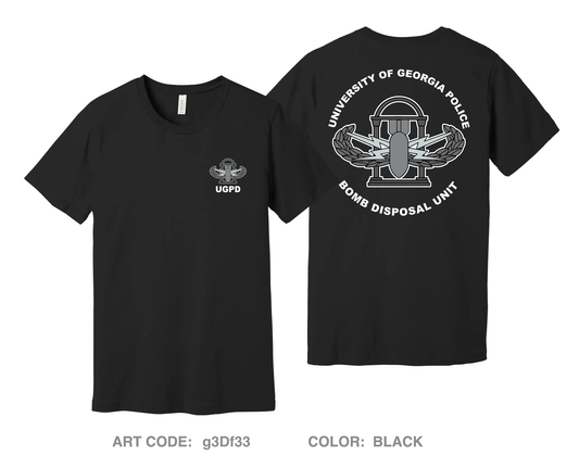 University of Georgia Bomb Disposal Unit Comfort Unisex Cotton SS Tee - g3Df33