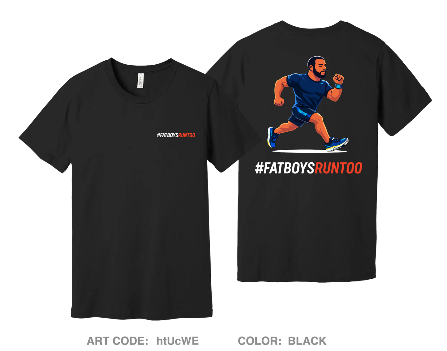 ##fatboysruntoo Comfort Unisex Cotton SS Tee - htUcWE