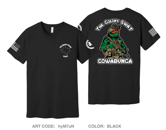The Colony Police Department SWAT Comfort Unisex Cotton SS Tee - hyM7uN