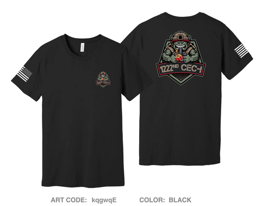 1222 Combat Engineer Company- Infantry Comfort Unisex Cotton SS Tee - kqgwqE