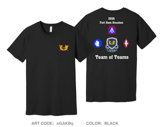 Team Army Legal: JBSA  Comfort Unisex Cotton SS Tee - nGAKBq