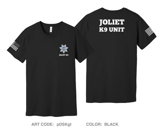 Joliet Police K9 Unit Comfort Unisex Cotton SS Tee - pDSKgt