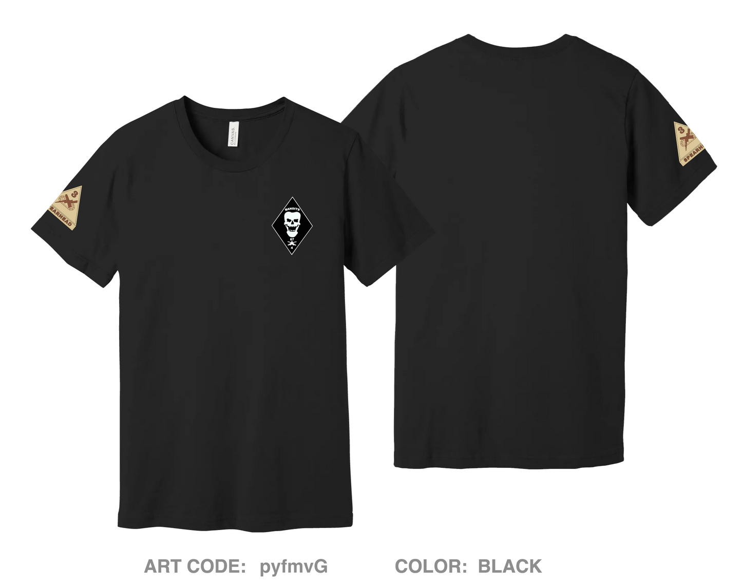 467 DS Bandits Comfort Unisex Cotton SS Tee - pyfmvG