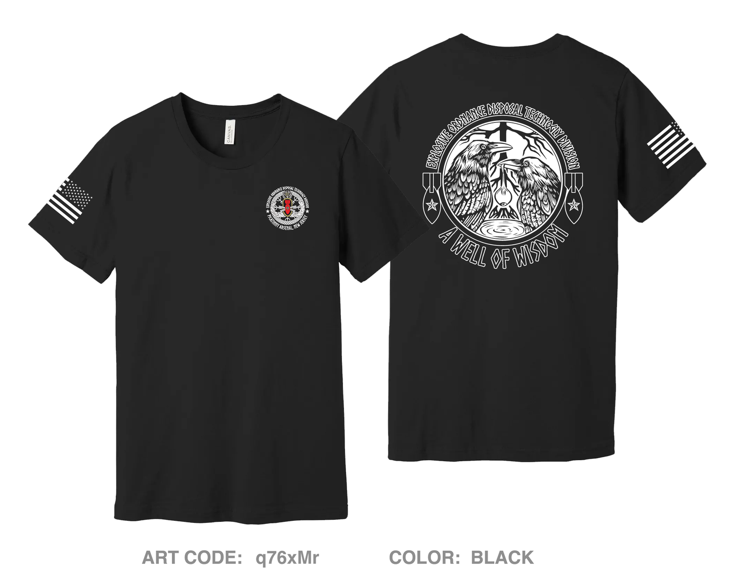 Explosive Ordnance Disposal Technology Division (EOD) Comfort Unisex Cotton SS Tee - q76xMr