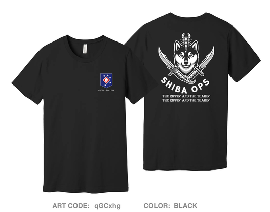 Shiba Ops Comfort Unisex Cotton SS Tee - qGCxhg