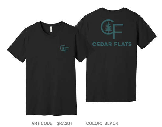 Cedar Flats LLC. Comfort Unisex Cotton SS Tee - qRA3UT