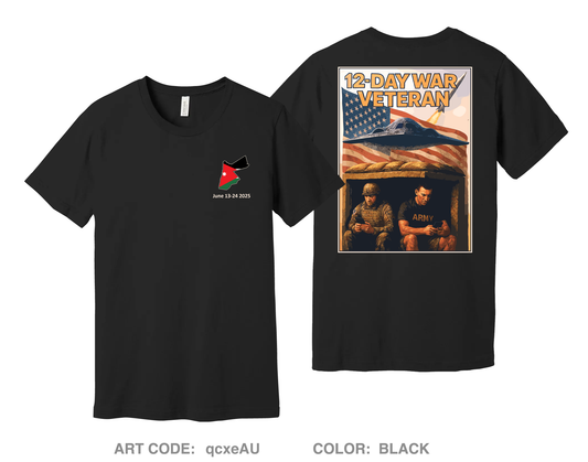 ASG-J 12 DAY Comfort Unisex Cotton SS Tee - qcxeAU