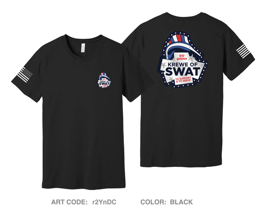 Krewe of SWAT Comfort Unisex Cotton SS Tee - r2YnDC