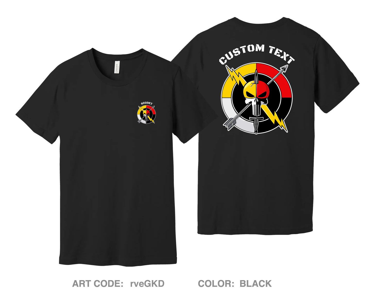 CUSTOM 3rd BN 3rd SFG SIGDET Comfort Unisex Cotton SS Tee - rveGKD
