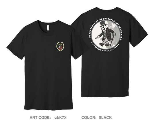SOCAF PSYOP PDD Comfort Unisex Cotton SS Tee - rzbK7X