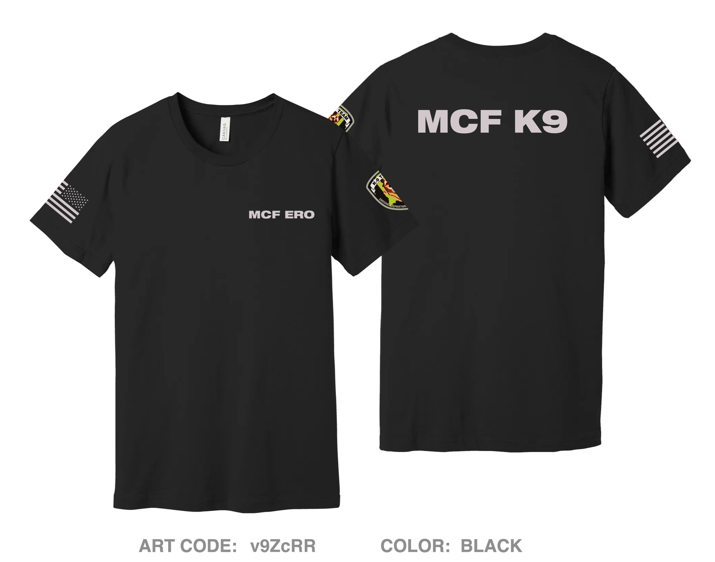 MCF K9 Comfort Unisex Cotton SS Tee - v9ZcRR