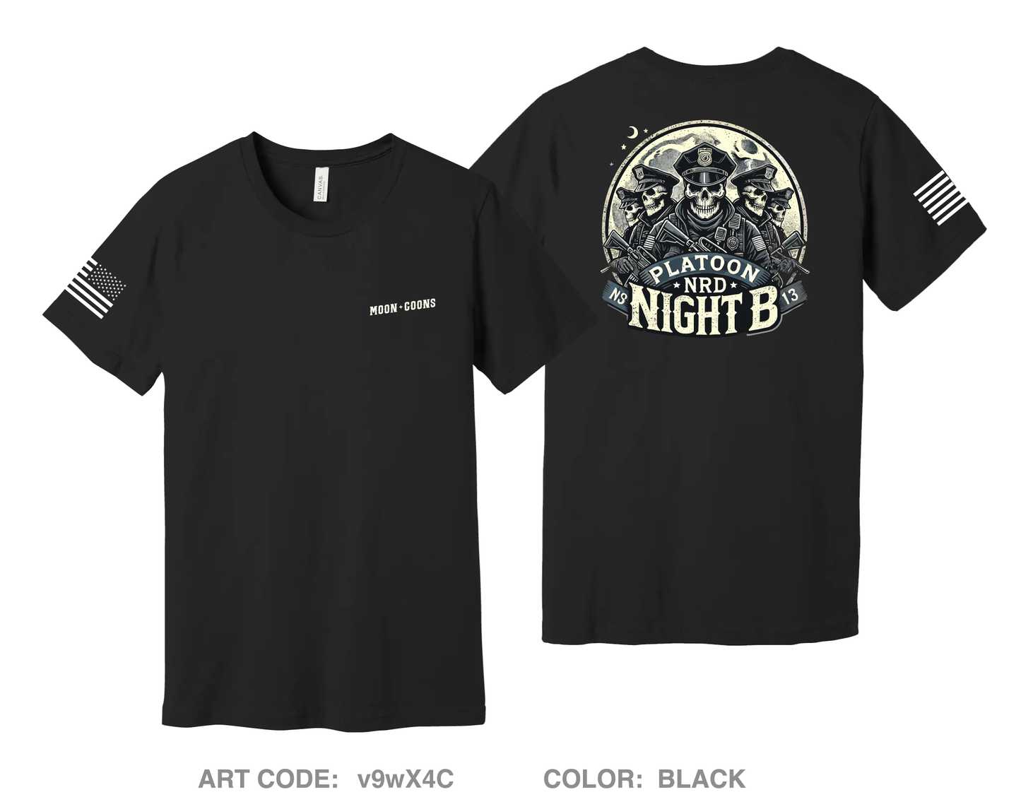 Moon goons Comfort Unisex Cotton SS Tee - v9wx4c