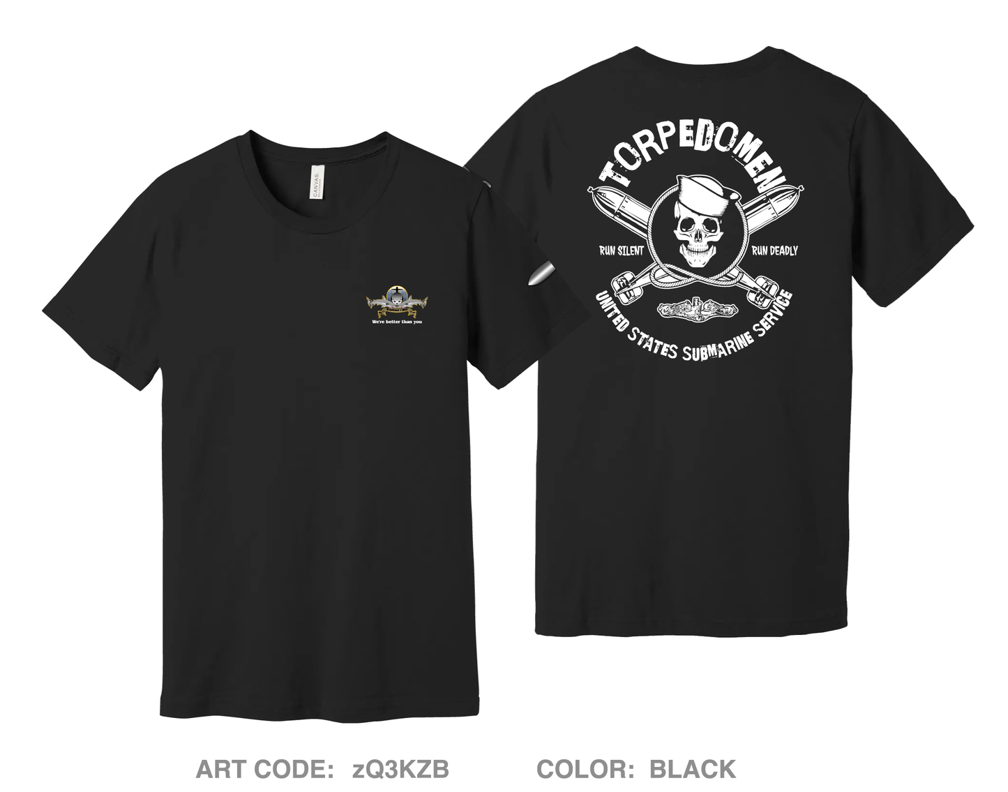 USS Vermont Comfort Unisex Cotton SS Tee - zQ3KZB
