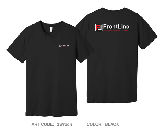 Frontline Equipment and Consulting Comfort Unisex Cotton SS Tee - 2Wrbdn