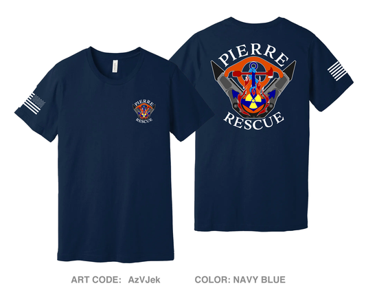 Pierre Rescue Squad Comfort Unisex Cotton SS Tee - AzVJek