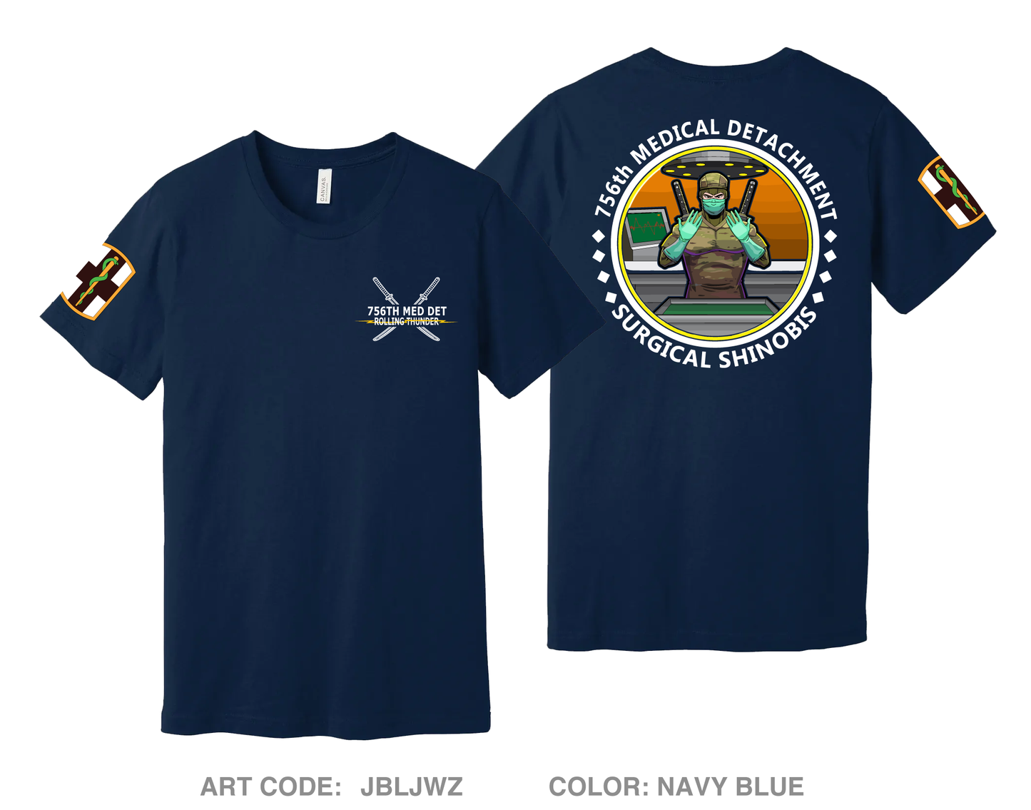 756TH MEDICAL DETACHMENT Comfort Unisex Cotton SS Tee - JBLJWZ