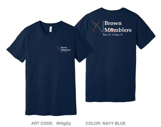 Brown Mumblers Comfort Unisex Cotton SS Tee - NHtgEp