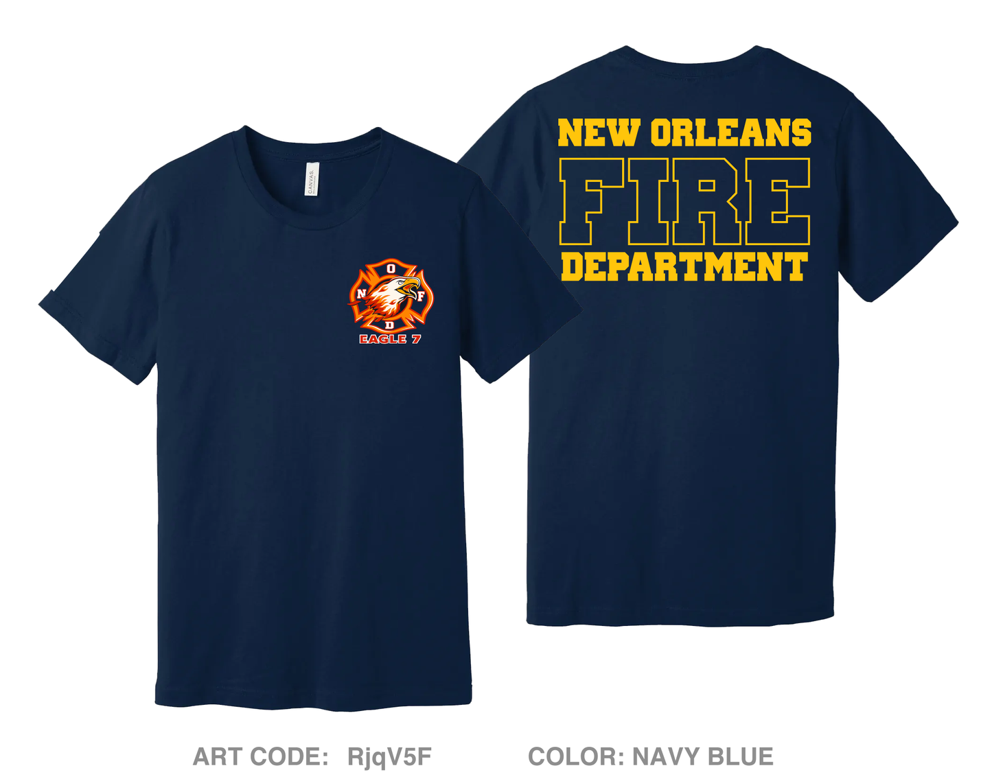 NOFD Eagle 7 Comfort Unisex Cotton SS Tee - RjqV5F