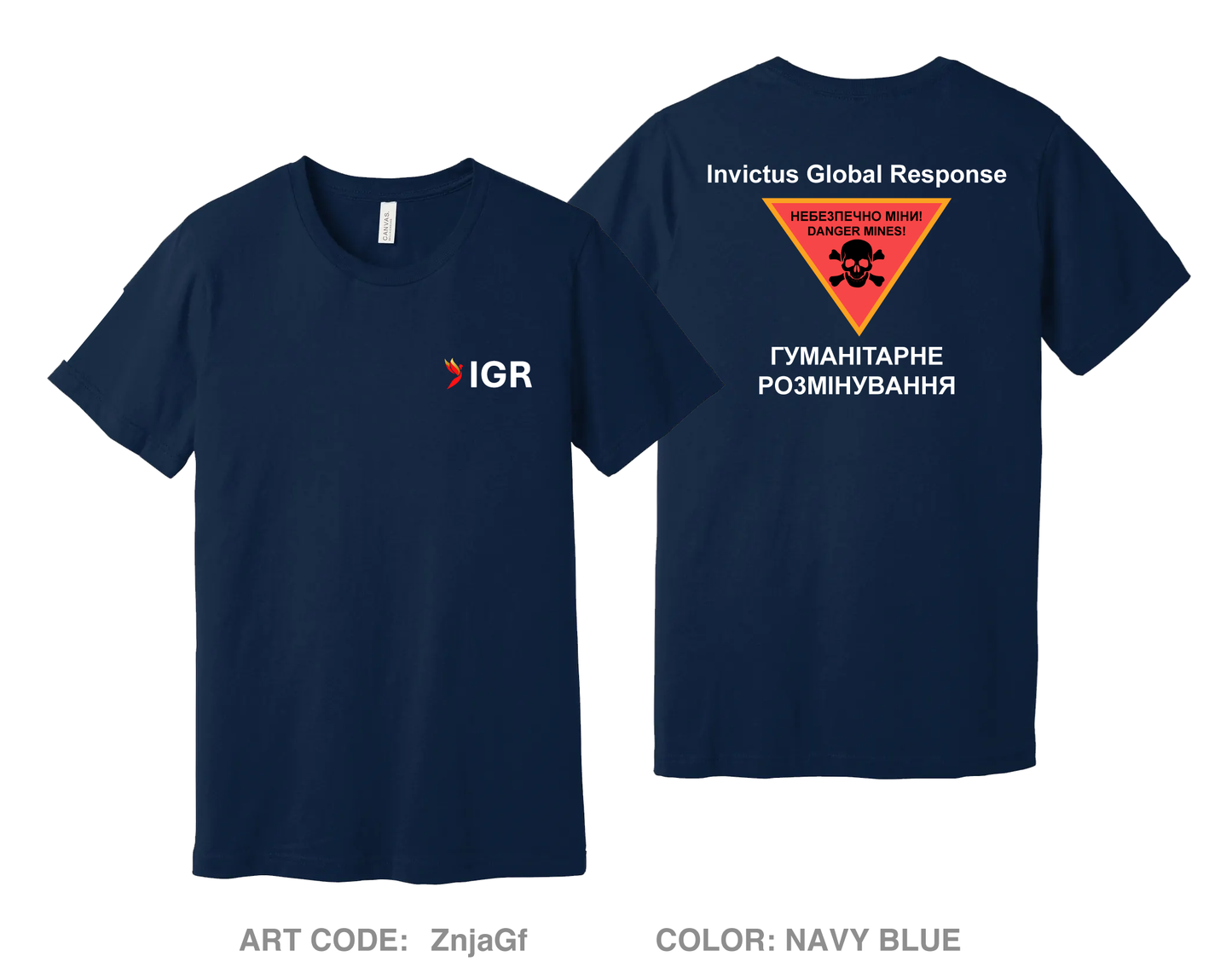 Invictus Global Response Comfort Unisex Cotton SS Tee - ZnjaGf