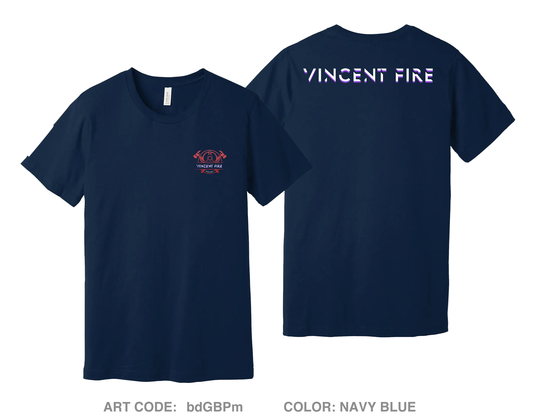 Vincent Fire Department Comfort Unisex Cotton SS Tee - bdGBPm