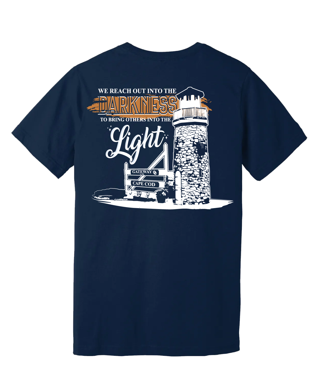 Wareham EMS Comfort Unisex Cotton SS Tee - Lighthouse