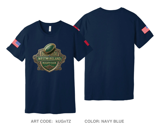 Westmoreland Rugby Club Comfort Unisex Cotton SS Tee - kUGnTZ