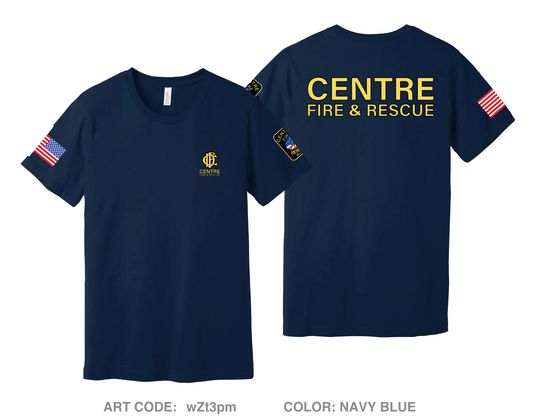 Centre Fire Department Comfort Unisex Cotton SS Tee - wZt3pm