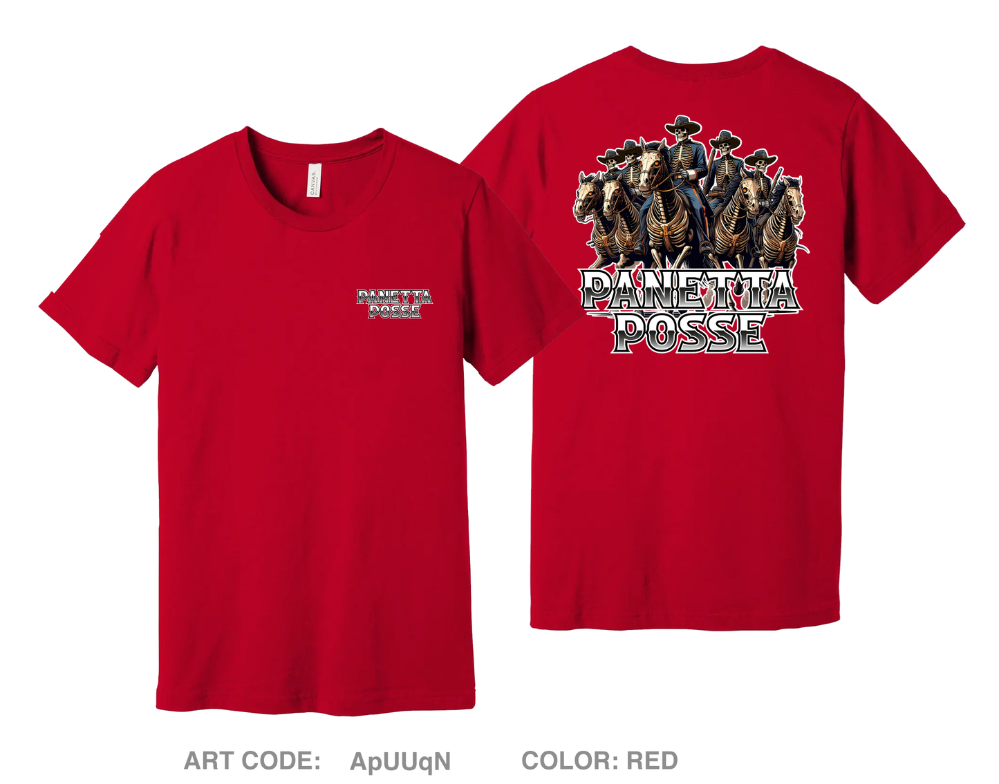 Panetta Posse Comfort Unisex Cotton SS Tee - ApUUqN
