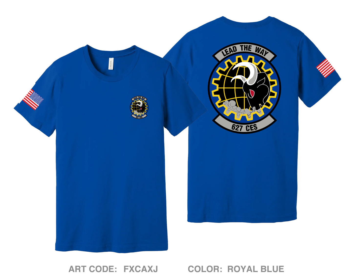 627th Civil Engineer Squadron Comfort Unisex Cotton SS Tee - FXCAXJ