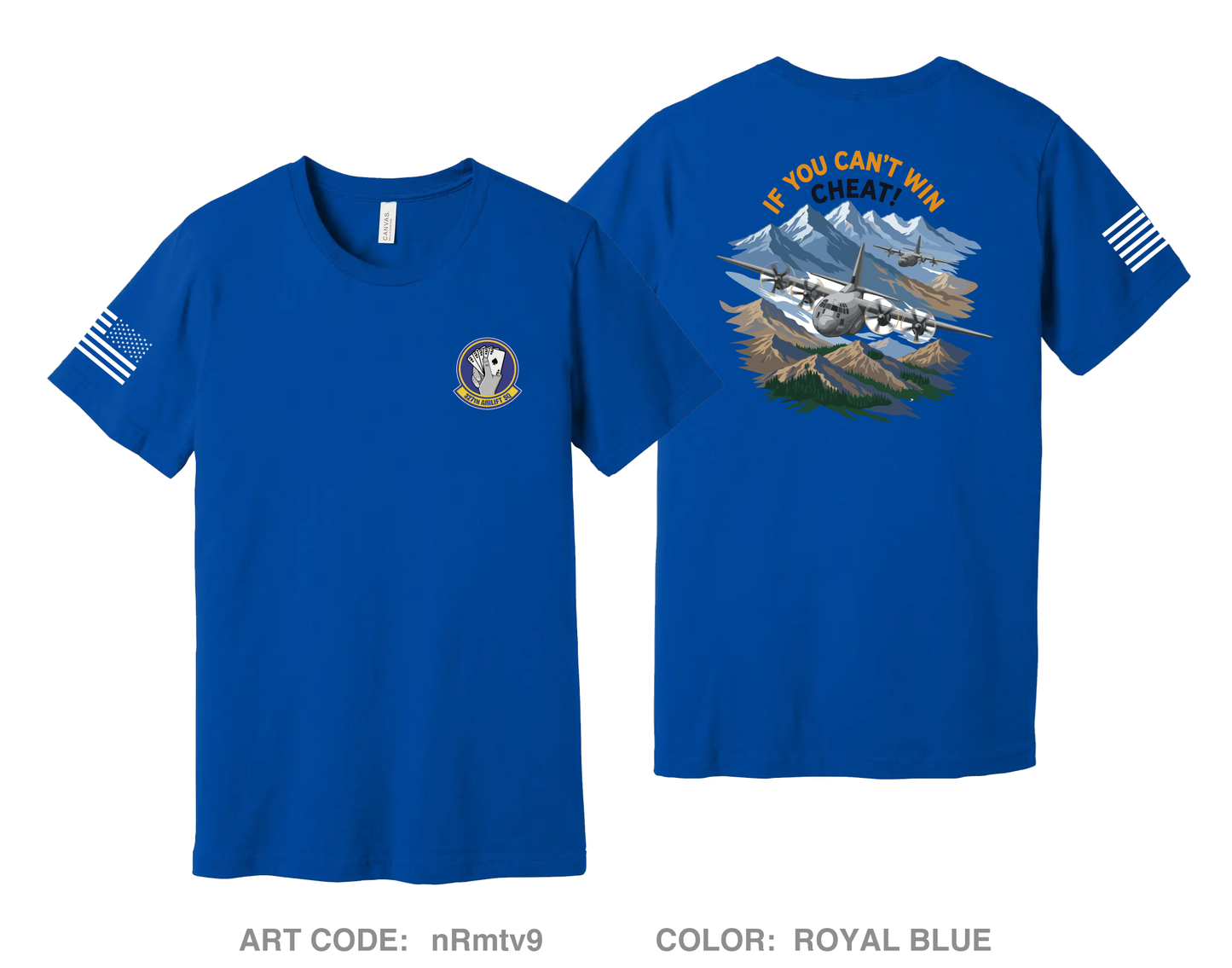327th Airlift Squadron Comfort Unisex Cotton SS Tee