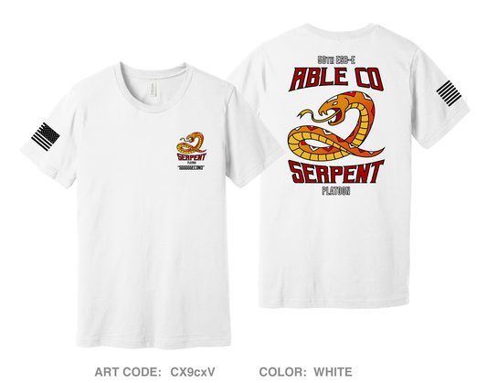2nd Serpent Platoon Comfort Unisex Cotton SS Tee - CX9cxV