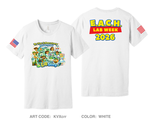 EACH LAB Comfort Unisex Cotton SS Tee - KVXcrr