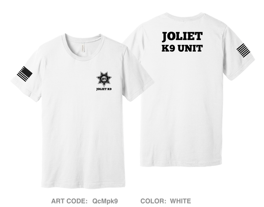 Joliet Police K9 Unit Comfort Unisex Cotton SS Tee - QcMpk9