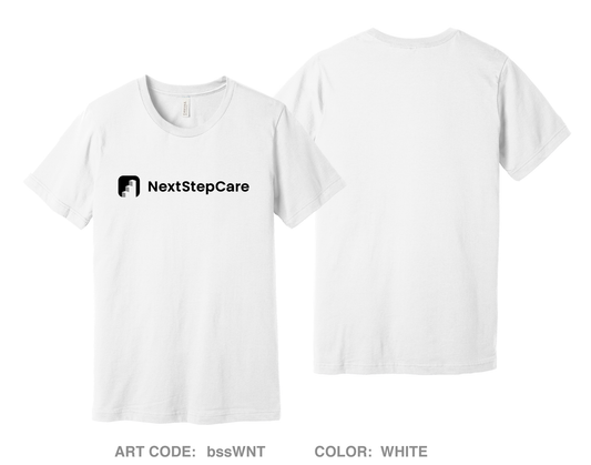 Next Step Care Comfort Unisex Cotton SS Tee - bssWNT