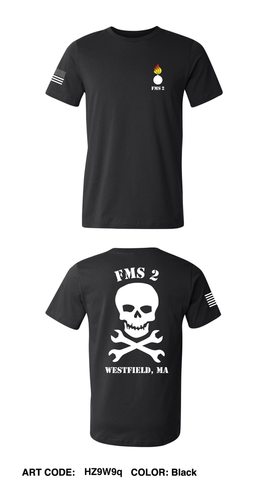 FMS-2 Comfort Unisex Cotton SS Tee - HZ9W9q