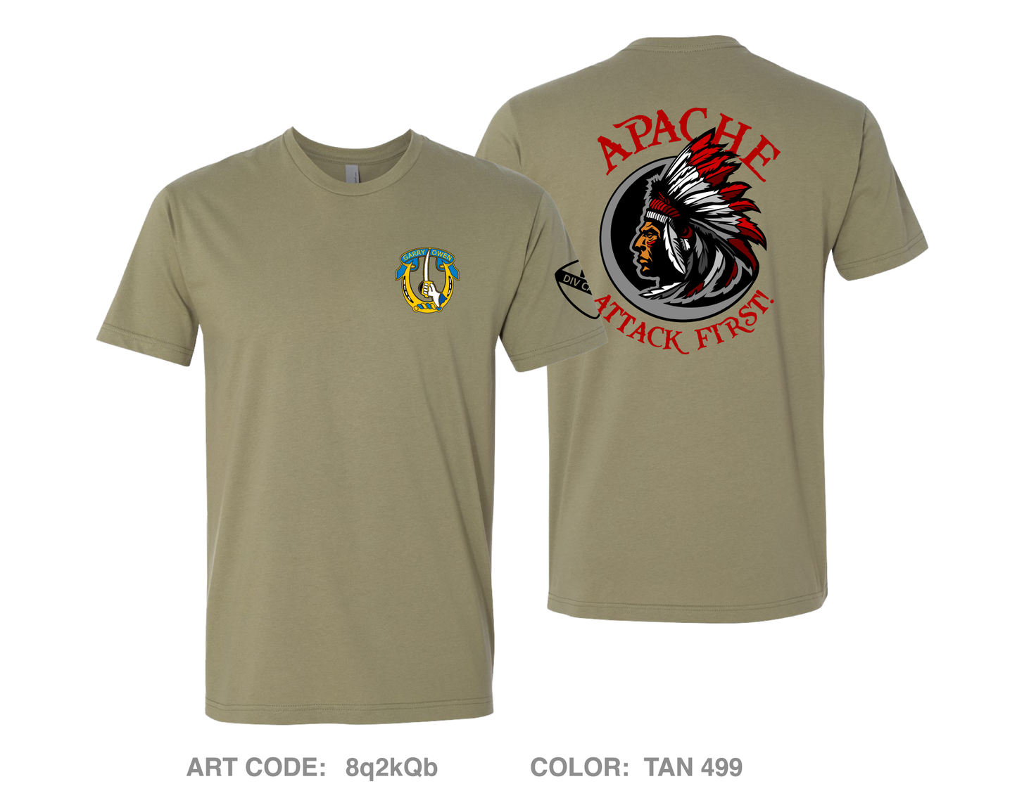 A TRP, 1-7 CAV, 1 ACB, 1CD Comfort Unisex Cotton SS Tee - 8q2kQb