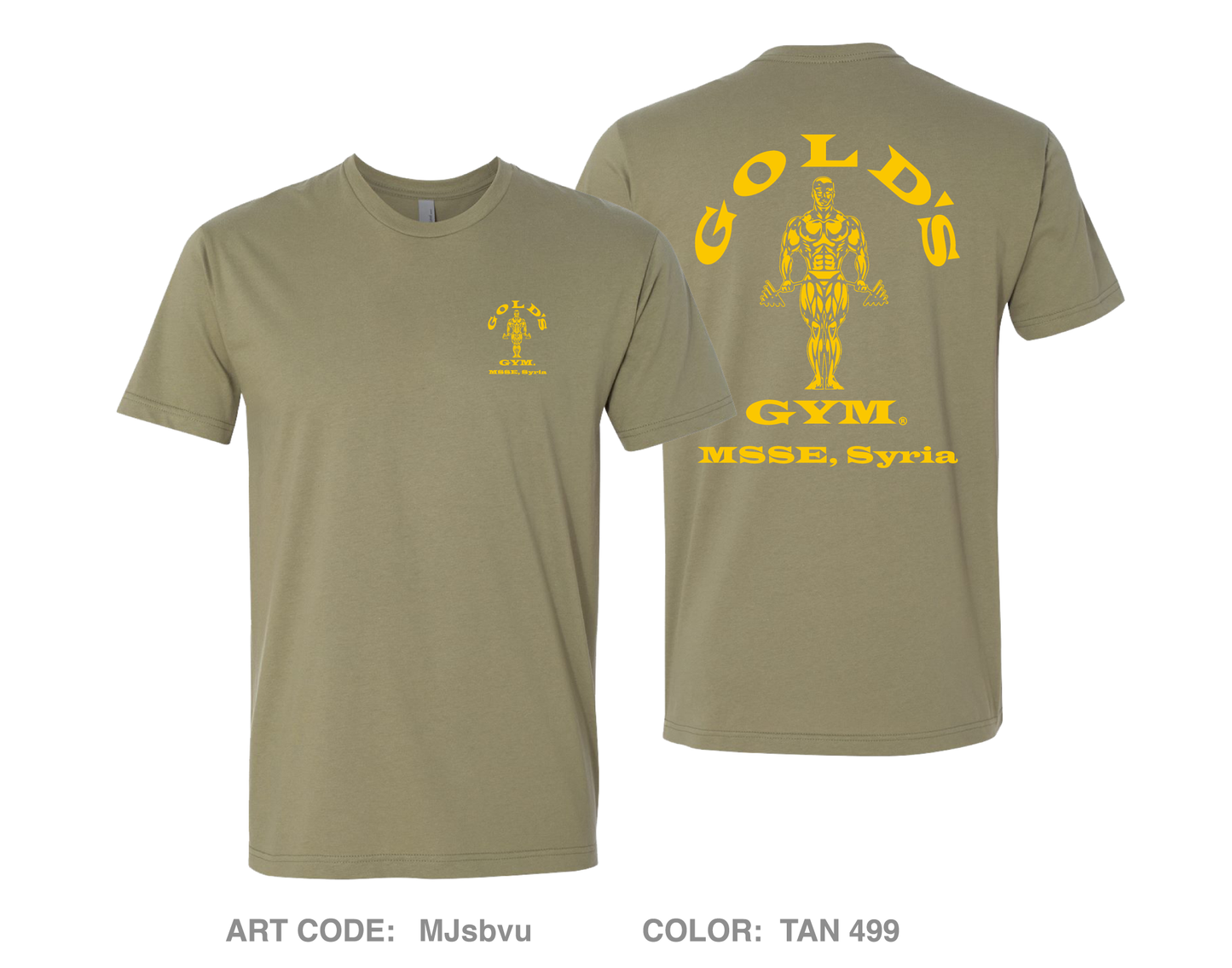 Task Force Gold member Comfort Unisex Cotton SS Tee - MJsbvu