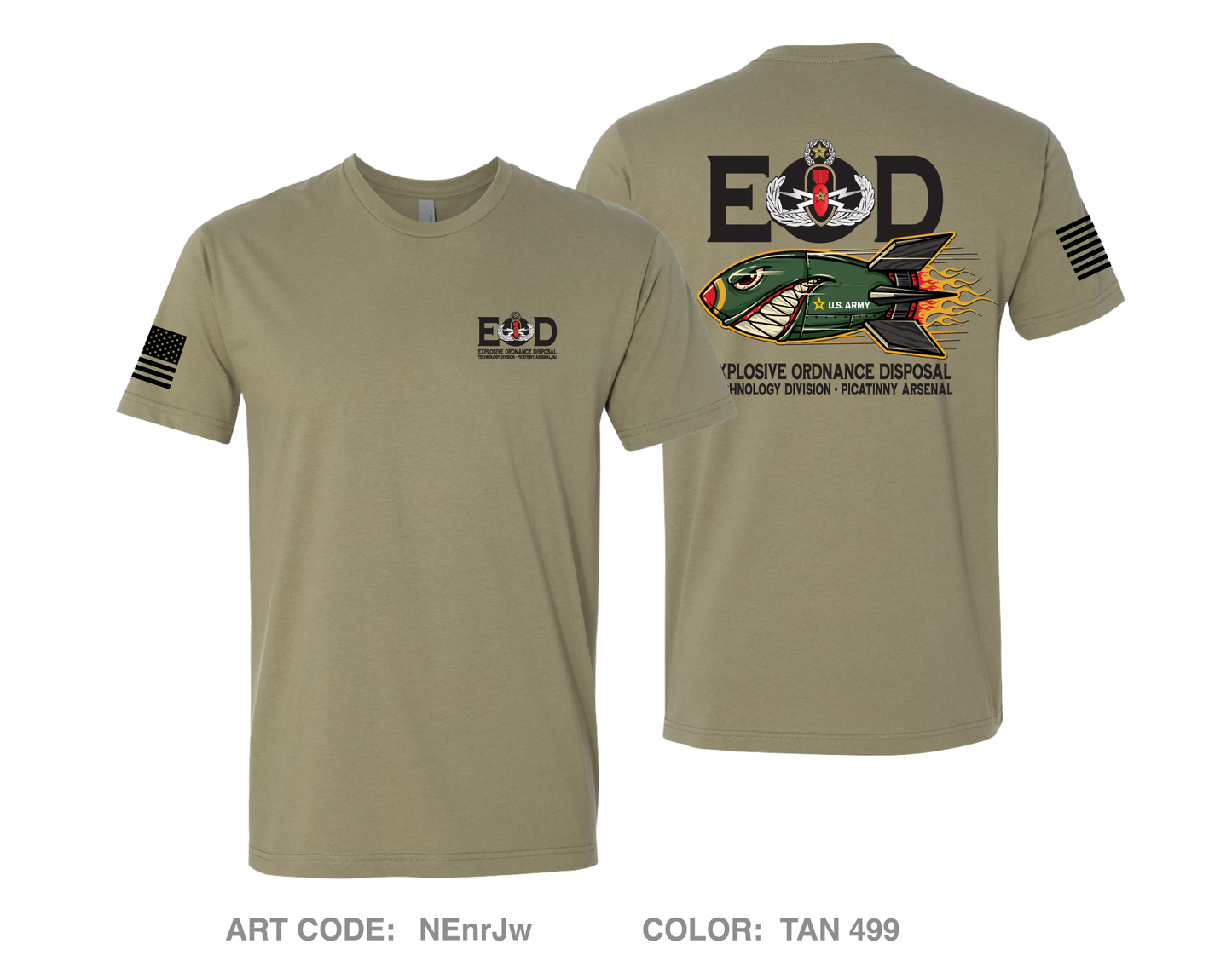 Explosive Ordnance Disposal Technology Division (EOD) Comfort Unisex Cotton SS Tee - NEnrJw